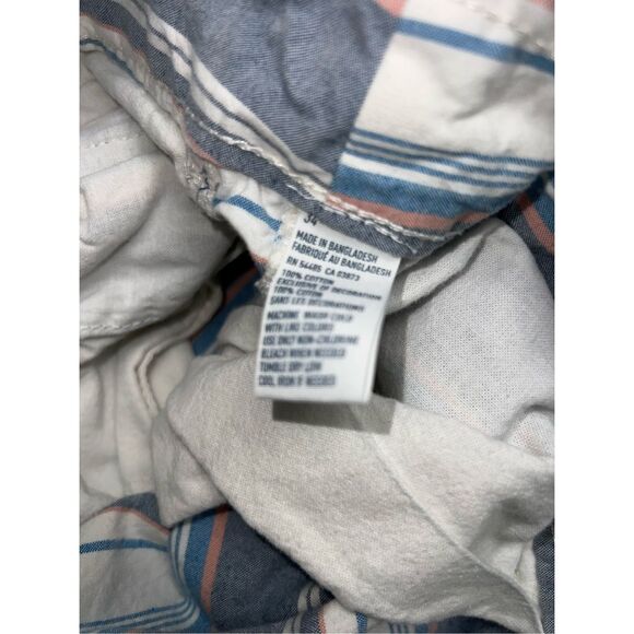 Men’s American Eagle Classic Striped Preppy Chino Shorts Size 34 - Picture 3 of 6